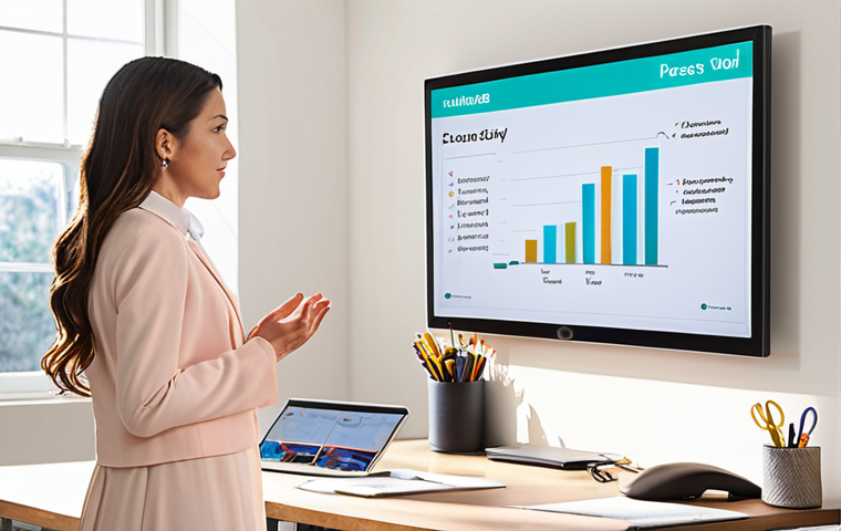 **
A dynamic startup pitch. Focus on clarity and passion. Visualize a modern office setting with an entrepreneur presenting confidently, using engaging charts and visuals on a large screen. The angel investor should be visibly impressed, leaning forward and engaged. The color palette should be bright and optimistic.
**
