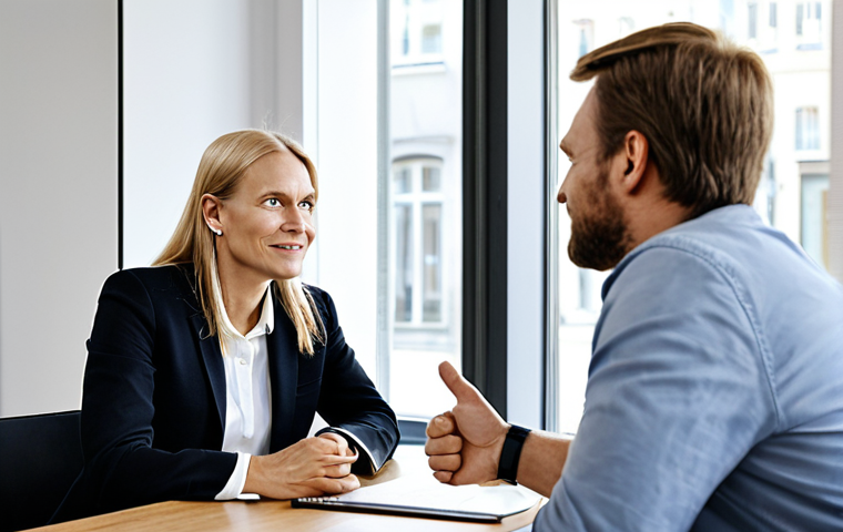 앤젤 투자자와의 효과적인 미팅 준비법 - **Image Prompt 1: The Engaged Pitch**
    A dynamic, medium-shot image capturing a Swedish startup f...