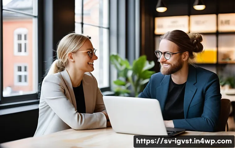 스타트업의 비즈니스 피벗과 앤젤 투자 - **Prompt:** A brightly lit, modern co-working space in Stockholm, Sweden, filled with diverse young ...